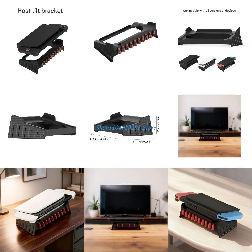 

Y2GD Horizontal Stand Anti Slip Mount Base for NS2 Game Console Host Holder Game Machine Bracket Base Gaming Accessories