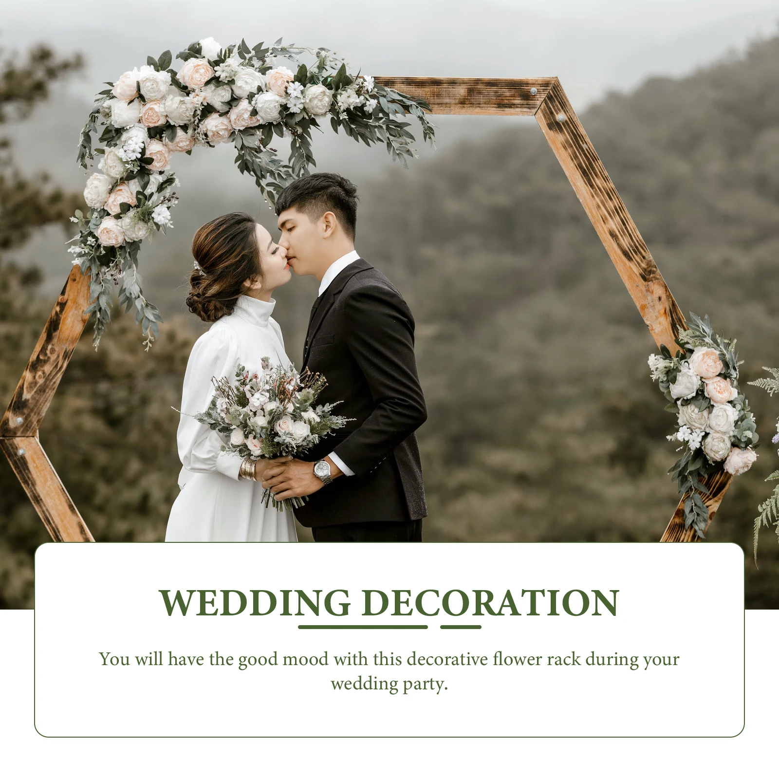 

Plastic Ball for Flower Arrangement Decorative Wedding Supplies Wedding Supplies Grass Sphere HolderFlower Rack