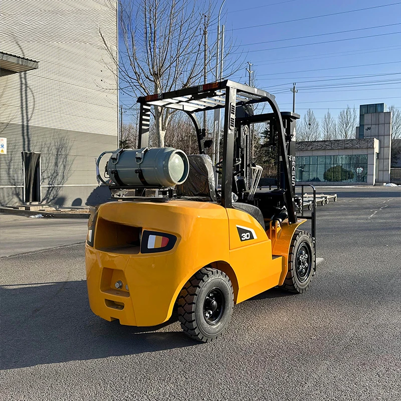 New LP oline Forklift 2 、 2.5 、3、3.8 ton LPG propane Forklift with container mast