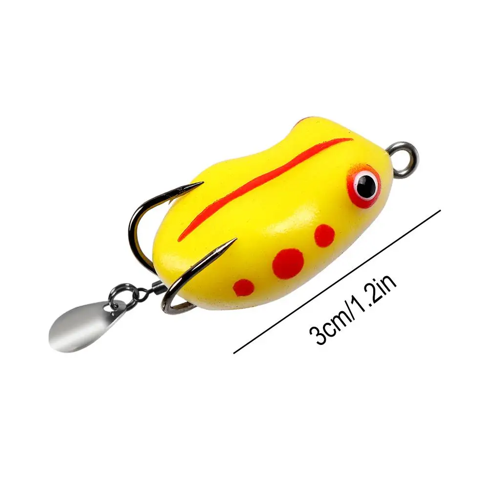 1 Pc Frog Fishing Lure Floating Thunder Frog Blackfish Black Pit Long-range Floating Frog Bait Fake Bait Thunderfrog Simulation