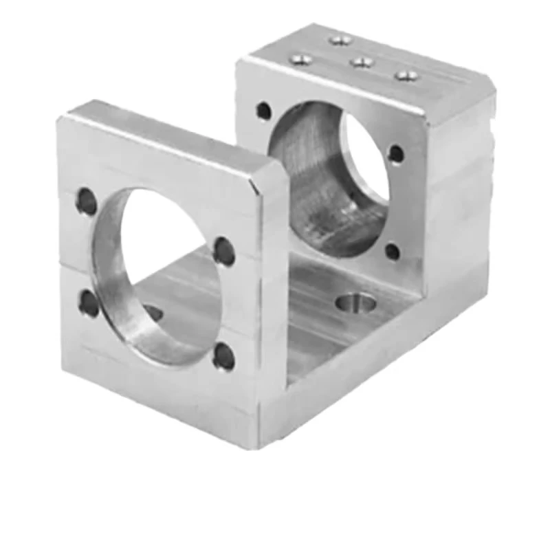 

CNC machined stainless steel custom porous support connecting frame, double hole holder, positioning frame