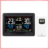 Y23A-Weather Station Digital Thermometer Outdoor Temperature Humidity Alarm Clock Wireless Sensor Low Temperature Home