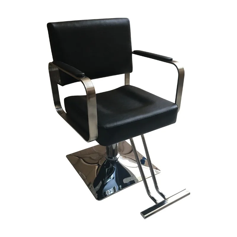 Barber Shop Hair Salon Chair Light Luxury Comfortable Simple Internet celebrity Tide Barber Chair Leather Lifting Rotating Chair