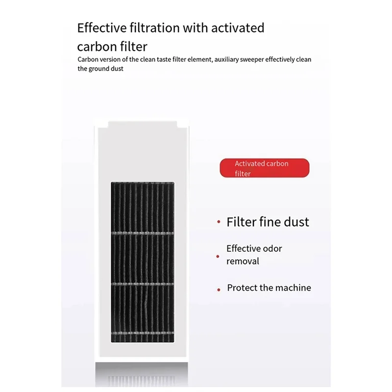 

-A96P новый для Ecovacs Deebot X2S, пылесос, боковая щетка, тряпка, зажим для фильтра, карбоновый мешок для пыли