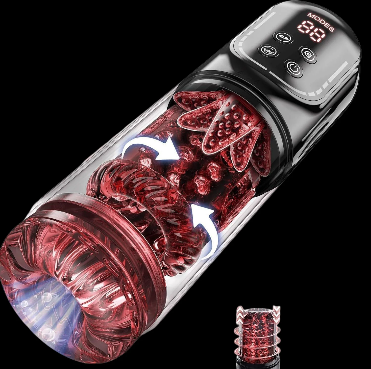 Automatic Telescopic Rotation Male Masturbator 10 adjustable Modes pussy adult Masturbator Cup Electric Climax Sex Toy for Men