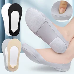 New Boat Sock Plantar Fasciitis Shoes Insole Socks Insoles for Feet Women Shock Absorbing Shoe Sole Invisible Non Slip Socks