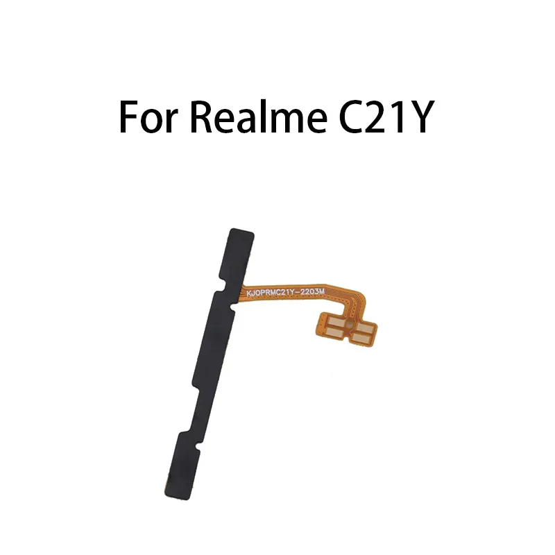GEFEBSI Power ON OFF Mute Switch Control Key Volume Button Flex Cable For Realme C21Y / RMX3261 RMX3263