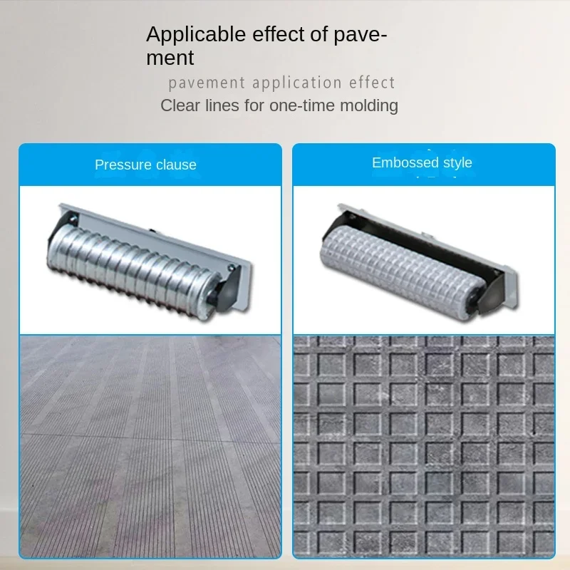 Concrete Cement Pavement Embossing Roller Knurling Tool