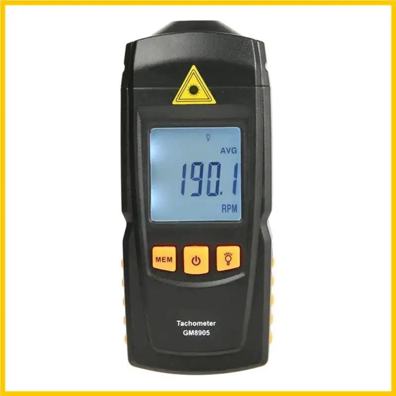

G5AD неконтактные цифровые лазеры тахометр тахометр Tach Meter Tester 2.5-99999RPM Dranges