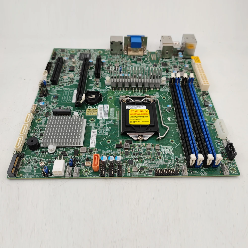 Workstation Motherboard Q470 Chipset 10th Generation Core i9/i7/i5/i3 LGA-1200 DDR4 SATA3RECC X12SCZ-QF