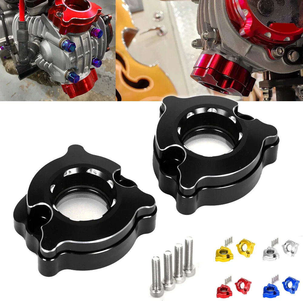 

3D Transparent Camshaft Valve Cover 2pcs Motorcycle Aluminum rotective device For Honda Monkey 125 Grom Dax CT 125 2022-2024