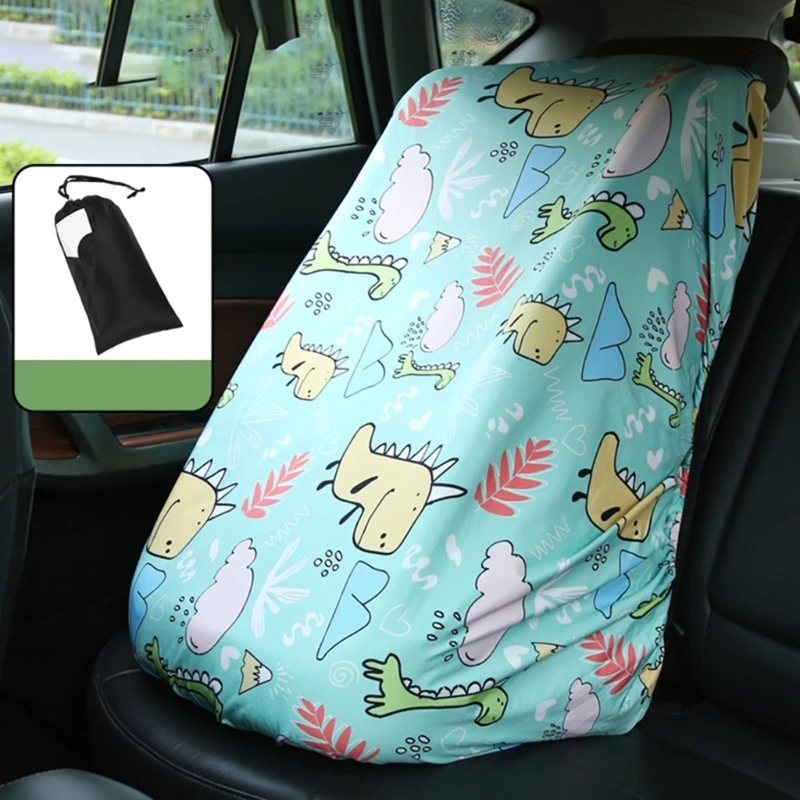 

Travel Portable Baby Safety Car Sun Shade Cover UV Dustproof Infant Car Canopy Sunshade with Storage Bag