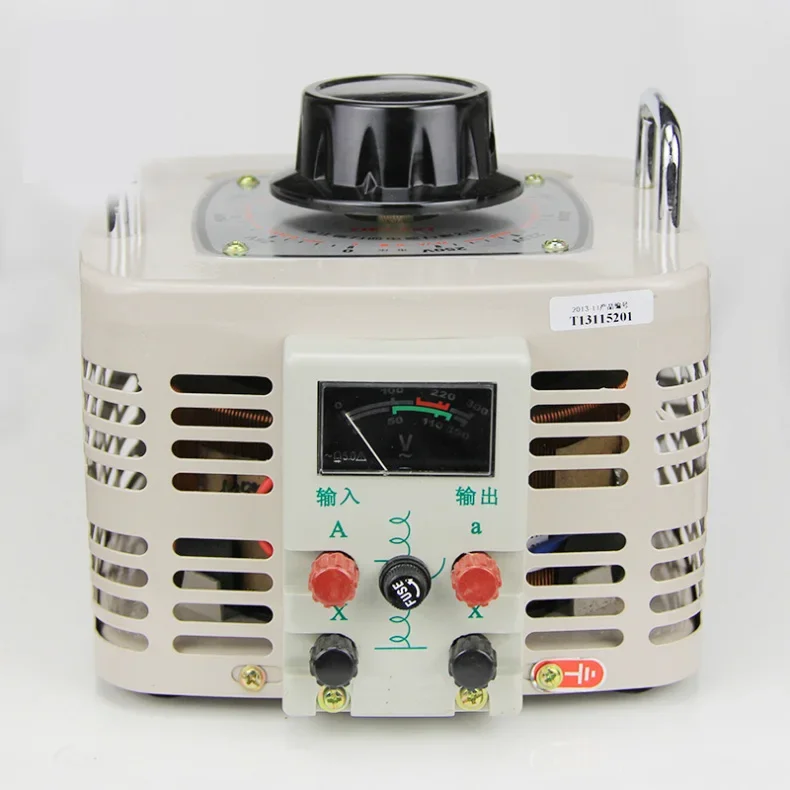 Single Phase Voltage Regulator TDGC2 2KVA 2000W Variac Input 220V Output 0-250V adjustable Voltage Converter Voltage Transformer