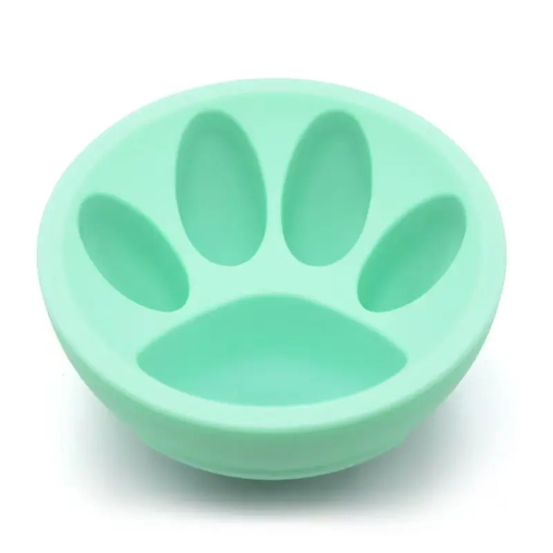

Silicone Cat Bowl Non-Slip High-Temperature Resistant Slow Feeder For Dogs And Cats Easy Clean Design