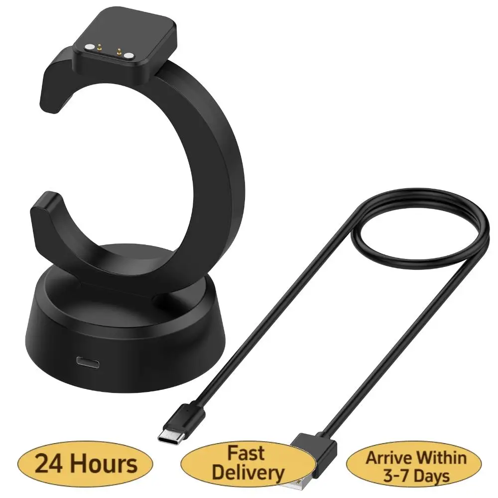 

Magnetic C-Shaped Charging Stand with Cable Watch Charger Stand Replacement Accessories for Cosmo JrTrack 5 4 3 2 1 Smartwatch