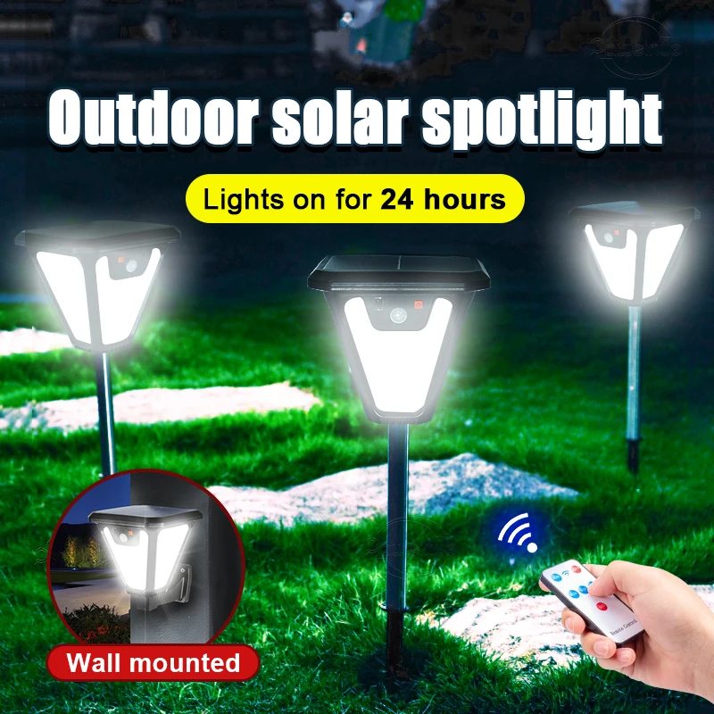 

1~2PCS Versatile Floor Lamp/Wall Lamp Dual Purpose Lamp Outdoor Solar Lights Solar Led Outdoor Lighting Garden Wall Street Light