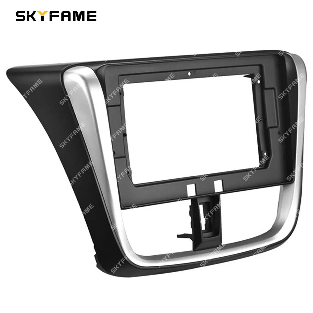 SKYFAME автомобильная рамка, лицевой адаптер, Android радиоприемник, комплект панели для установки приборной панели для Toyota Yaris Vios