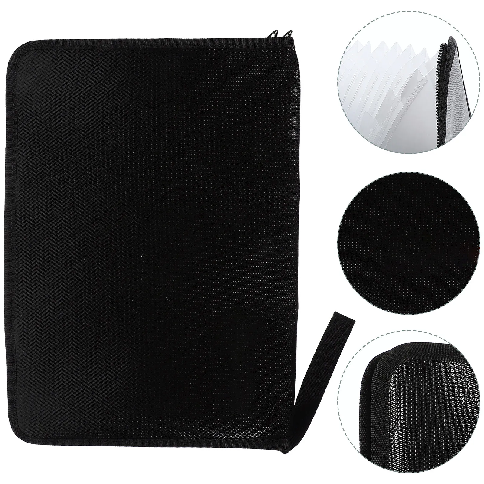 

Fireproof Document Bag Portable Lightweight File Pouch for Tax Documents Contracts Bills Statements Cash Credit Cards Travel