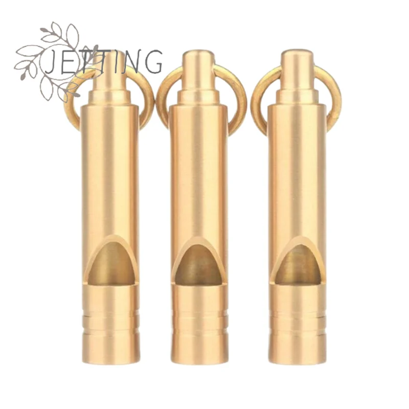 حار النحاس صافرة عالية ديسيبل في الهواء الطلق صافرة التنزه التخييم المنقذة للحياة صافرة الحكم التدريب صفارات الأدوات في الهواء الطلق #5