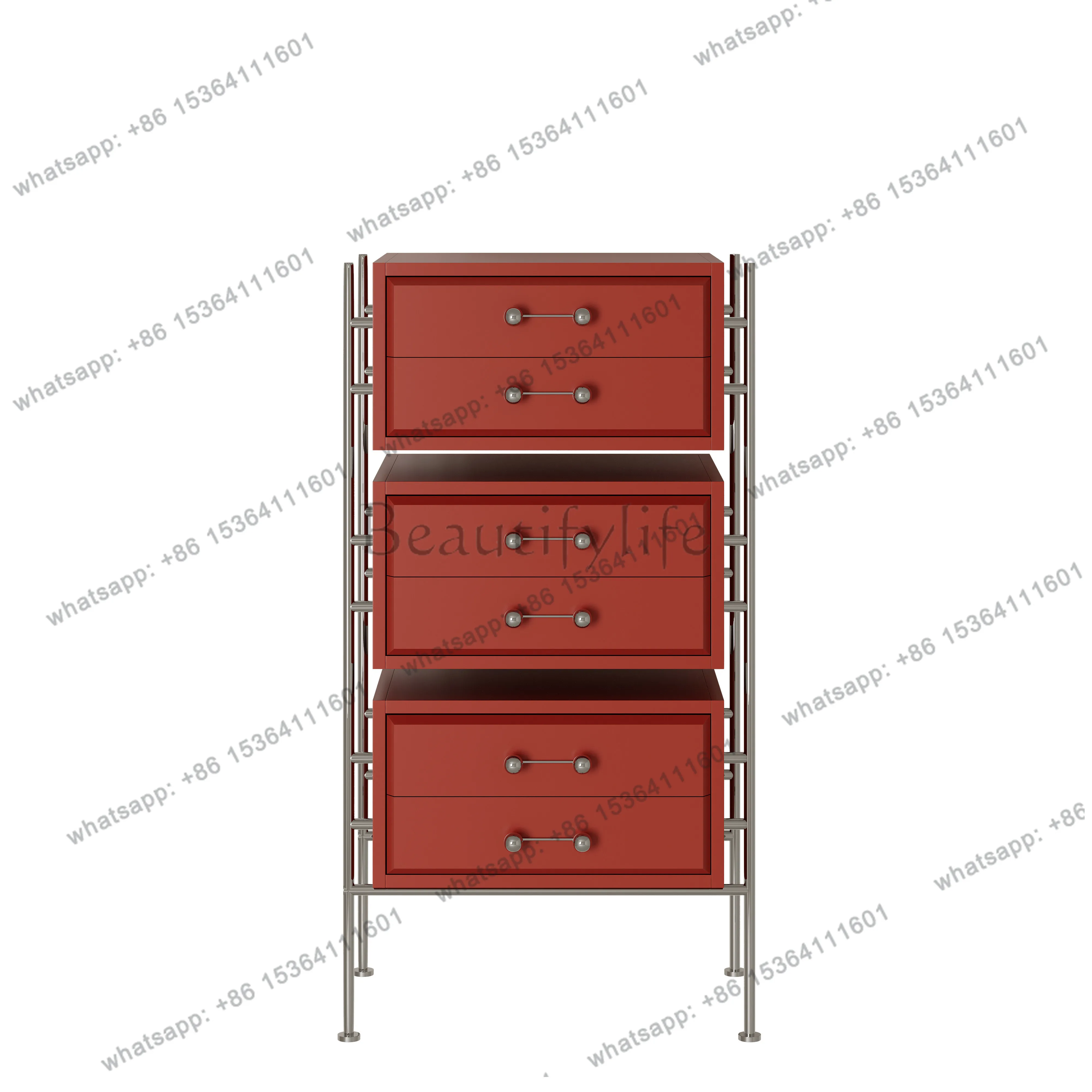 

PG-Simple metal design, exquisite wall side cabinet, storage metal, modern solid wood cabinet
