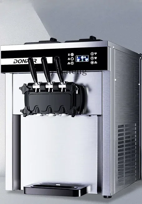 Hot sales ZF Cone Ice Cream Machine Full-Automatic Commercial Ice Cream Machine Milk Tea Shop Cleaning-Free