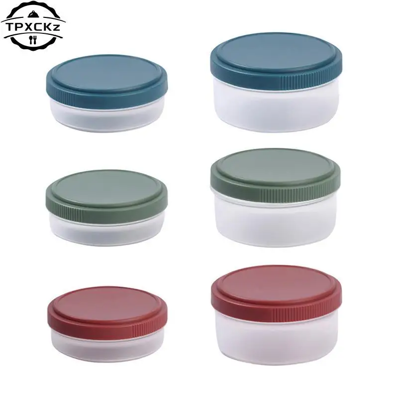 Mini Seasoning Box Plastic Sauce Seal Box Salad Dressing Containers Storage Box Outdoor Portable Barbecue Spice Jar Kitchen Tool