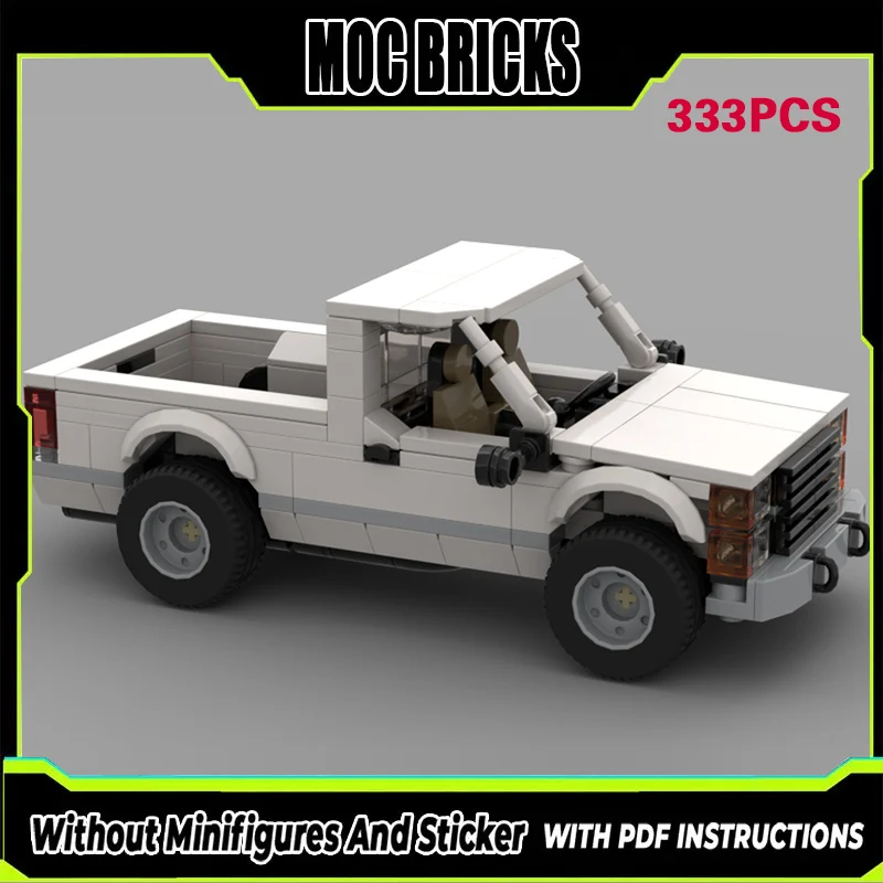 

Модель гоночного автомобиля Speed Racing Car MOC, конструктор из строительных блоков, грузовик Silverado C/1500, модульная технология, подарки, праздничный набор для сборки, детские игрушки