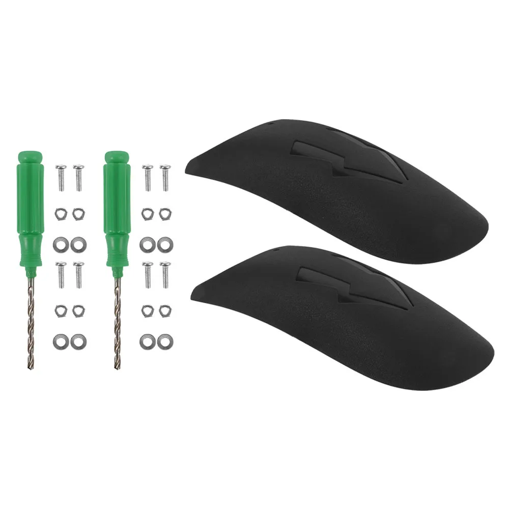 

2Pcs Electric Motorcycle Front Mudguard Plastic Splash Guard Wheel Mudguard Front Wheel Protector Motorcycle Mudguards Splash