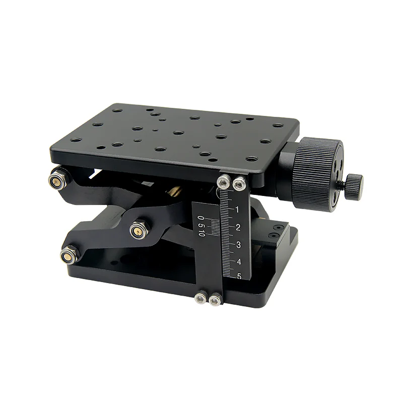 

Z-axis scissor manual lifting table, large stroke and large load lifting platform, precision fine-tuning displacement table
