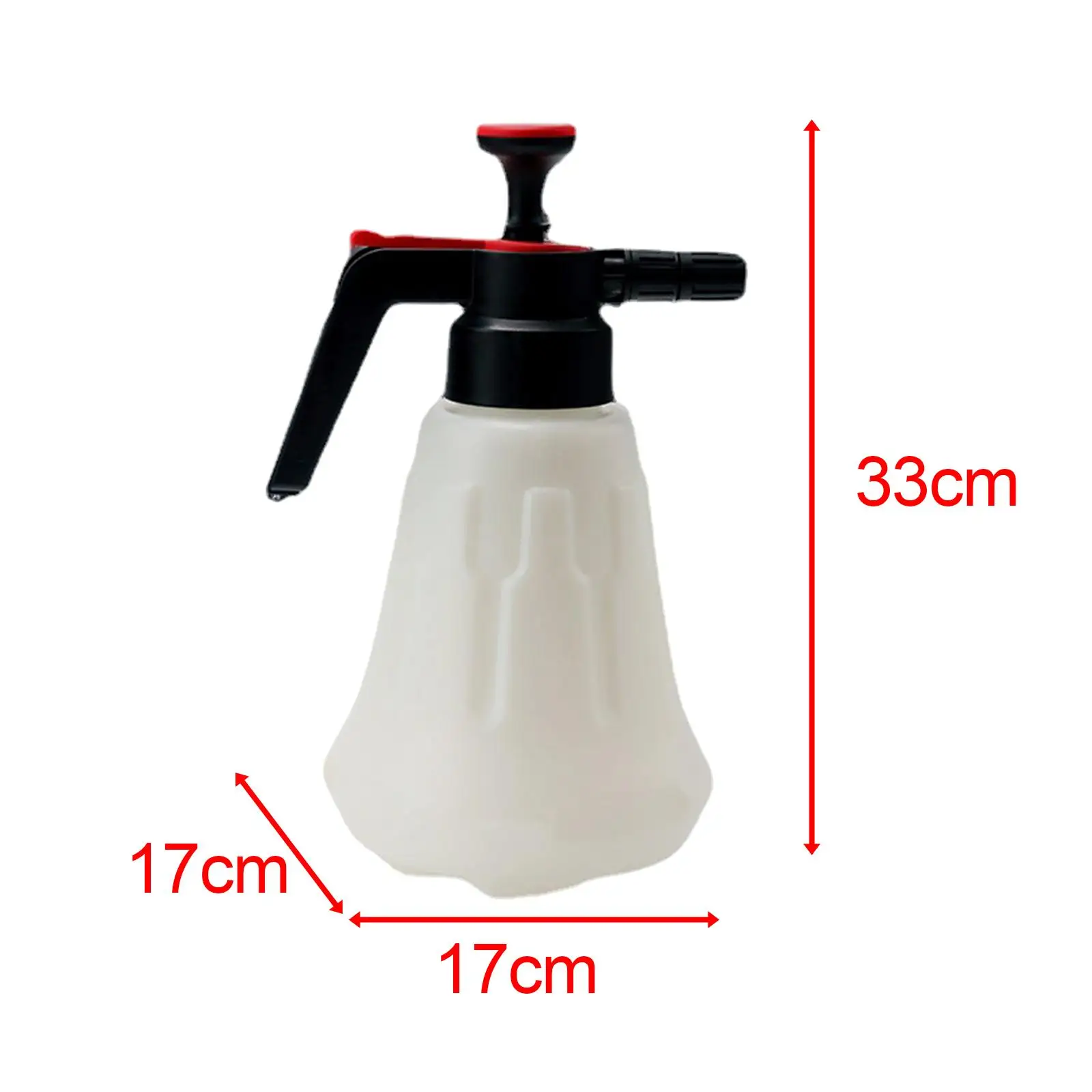 Manual Pump Sprayer Cleaning Tools Car Washer Bottle with 3 Adapter Fittings Foam Bottle for Automotive Detailing House Cleaning