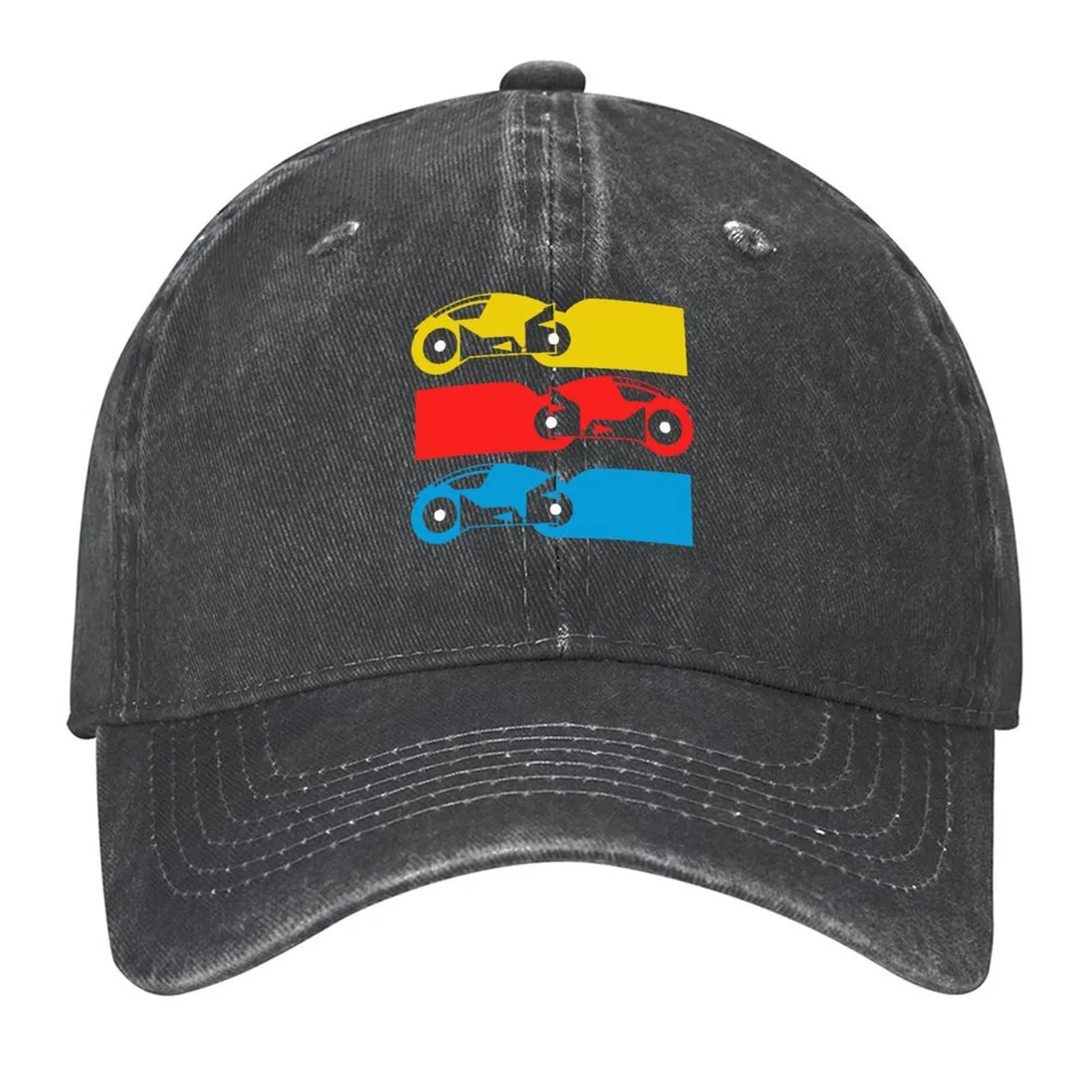

Tron light cycle bikes Baseball Cap Military Cap Man Golf Hat Mountaineering Hood Men's Women's