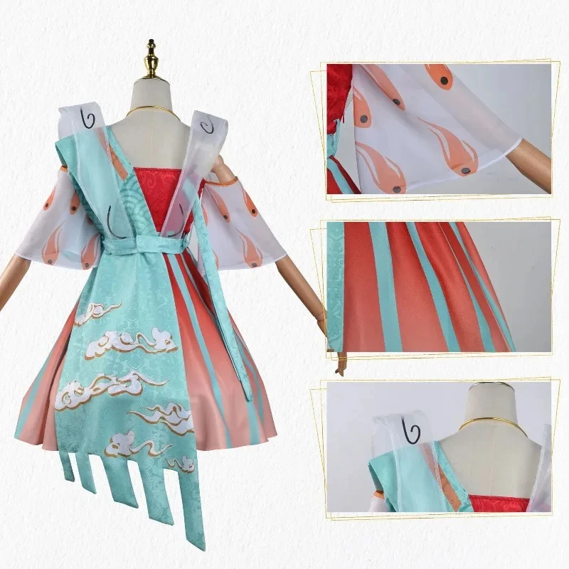 

ob Yao Divine Deer Set - Honor of Kings Ancient Style Loli Costume - Cute Women's Game Outfit for Cosplay Events 158gj
