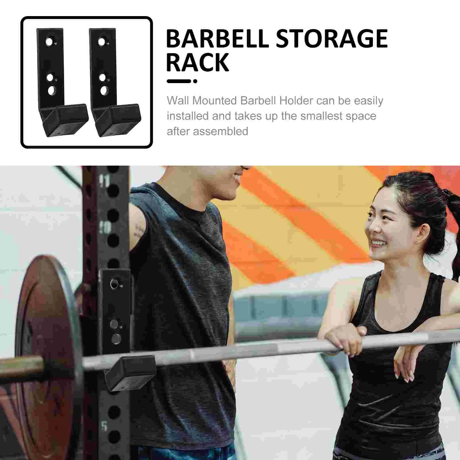 Dumbbell Storage Mounted Rack Barbell Stand Dumbells Hanger Accessories Fitness Equipment