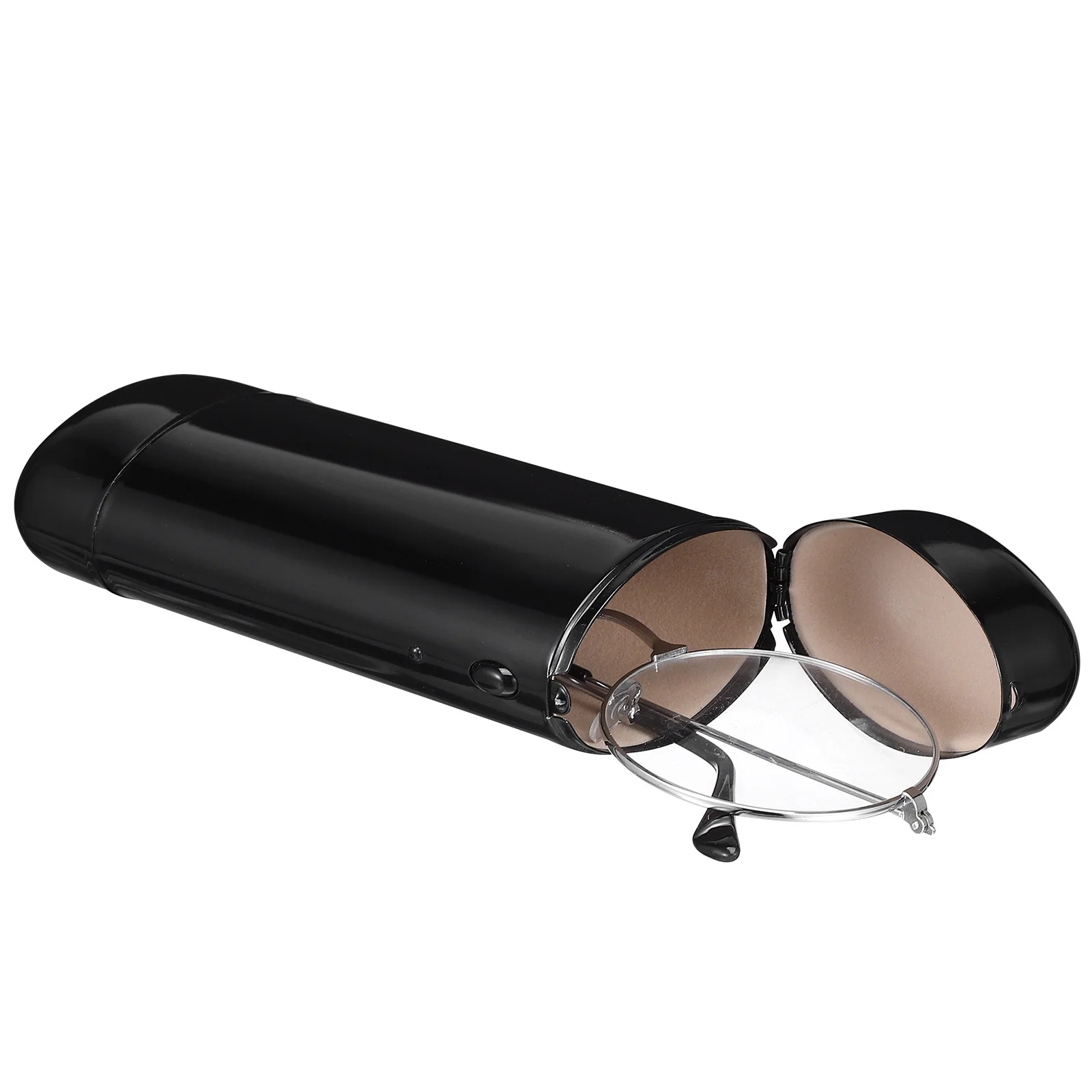 

Metal Sunglasses Case Hard Slim Eyeglass Holder Travel Friendly Compact Design for Glasses Protection Lightweight Portable Use