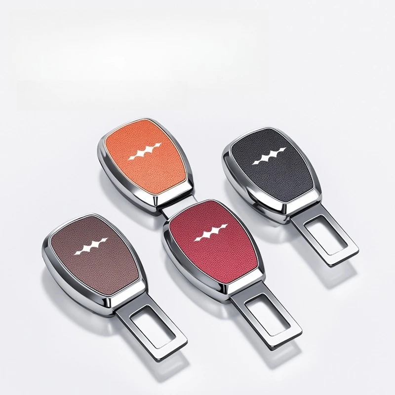 Para byd fórmula leopardo 5 8 titânio adaptador de extensão do cinto de segurança do carro alças extensor fivela de couro plug acessórios