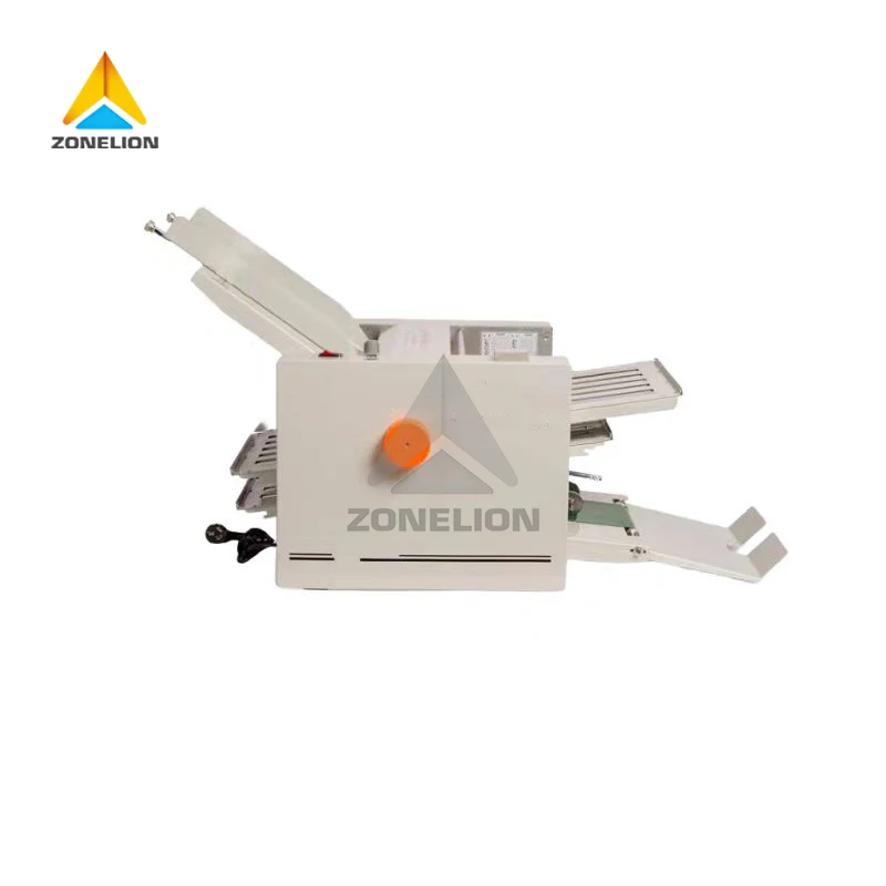 Electrical Desktop Instruction Brochure Paper Machine Automatic Leaflets Folding Machine Sheet Folding Folder Machine