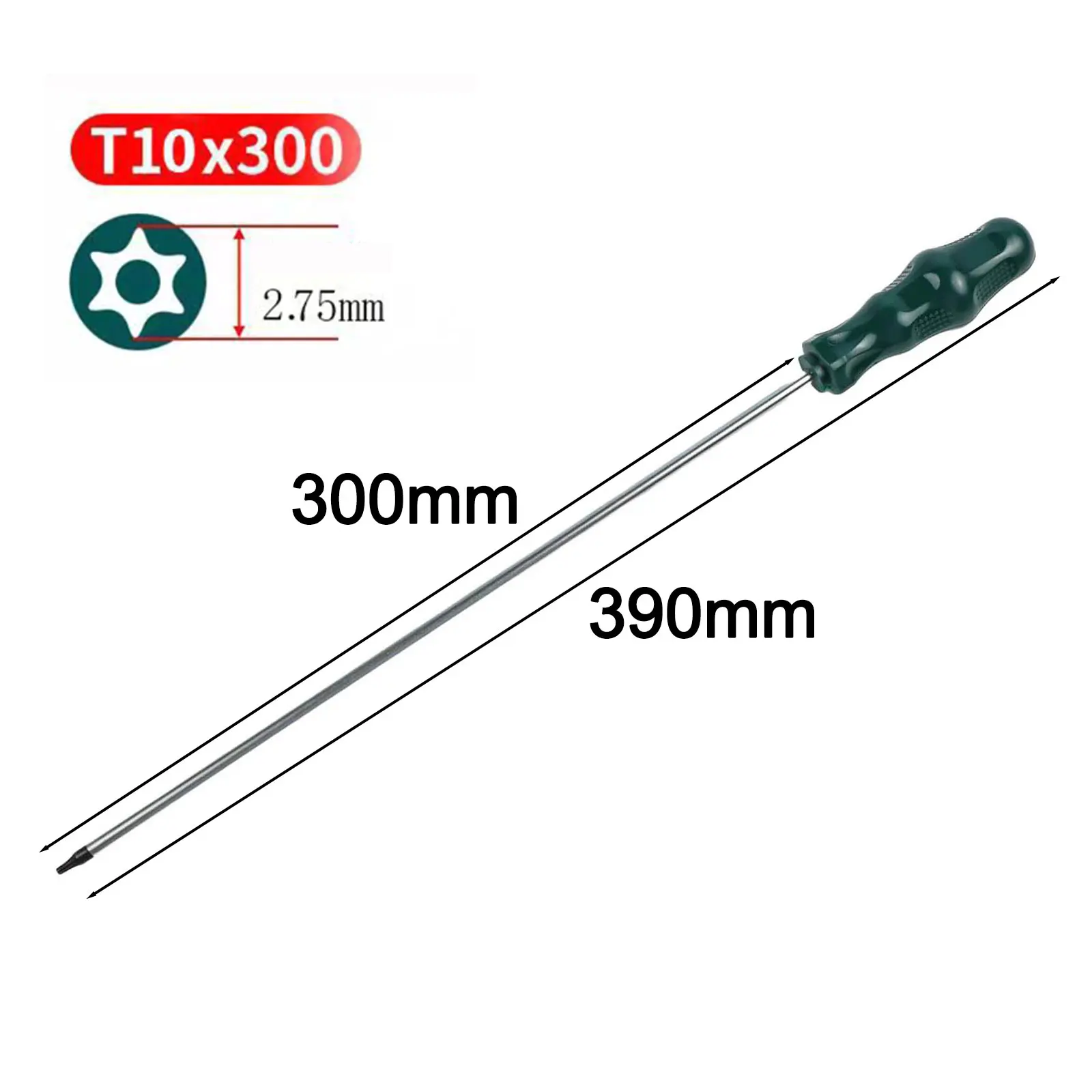 2Pcs 400mm Long Magnetic Screwdriver Set For Automobile And Electronics Repair With Ergonomic Handle Chrome Vanadium