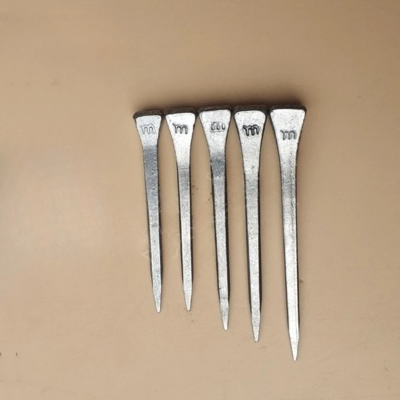 Horseshoe Nails, Tacks in Blue Box, Horseshoe Nails, Harness
