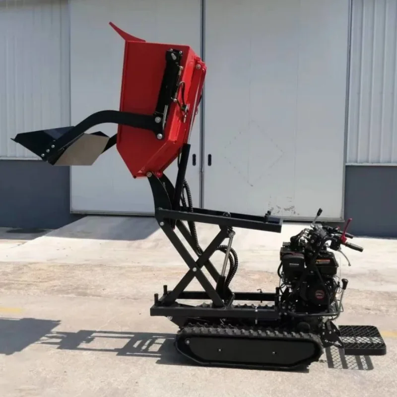 Mini Dumper Multifunctional Tracked Mini Crawler Dumper Mini Transporter Dump Truck for Construction Free Shipping