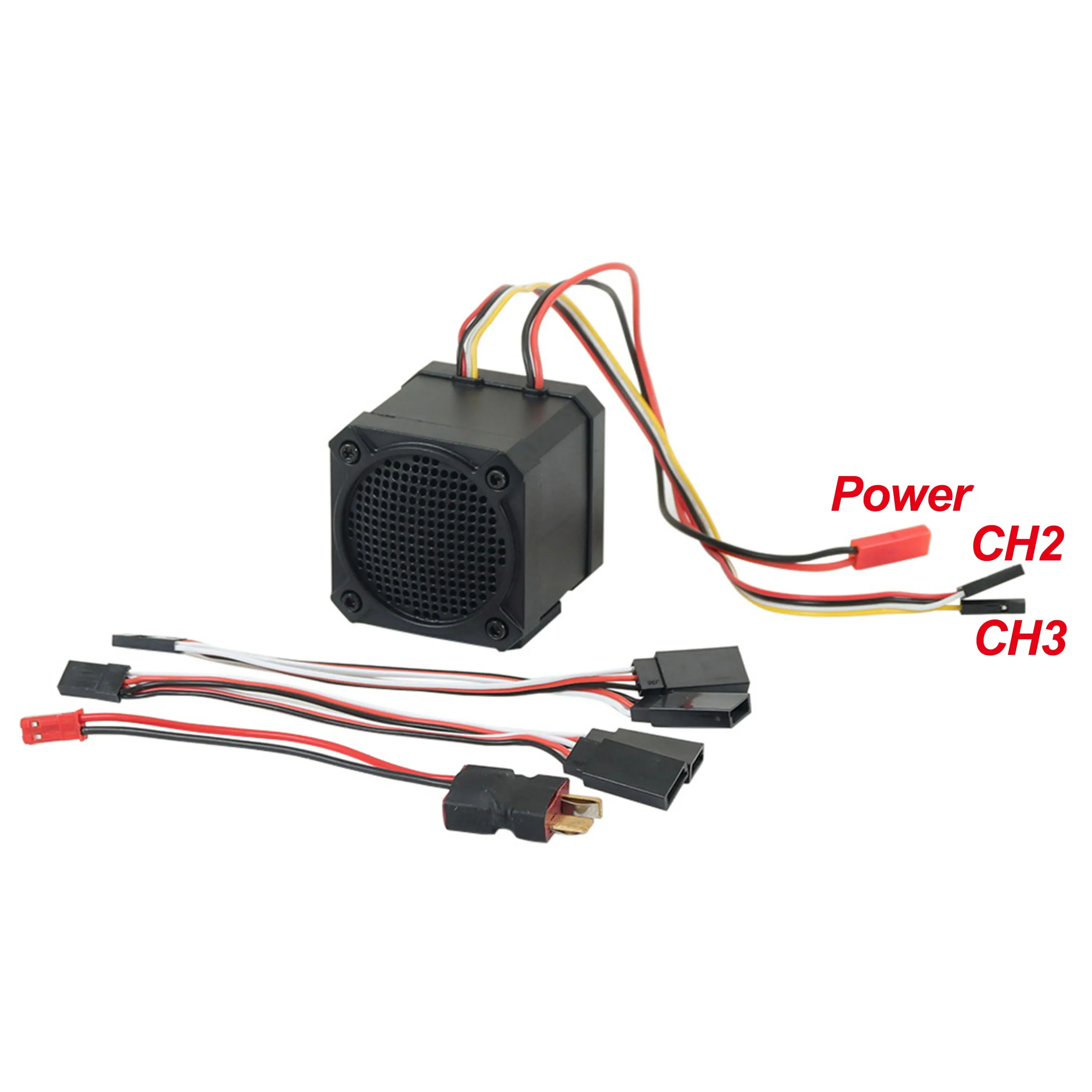 RC Auto Geluid Simulator 2CH Dual/Enkele Luidspreker 10 Geluidseffect Luidsprekers Linkage Motor Geluid Groep voor RC Crawler TRX4 D90 SCX10