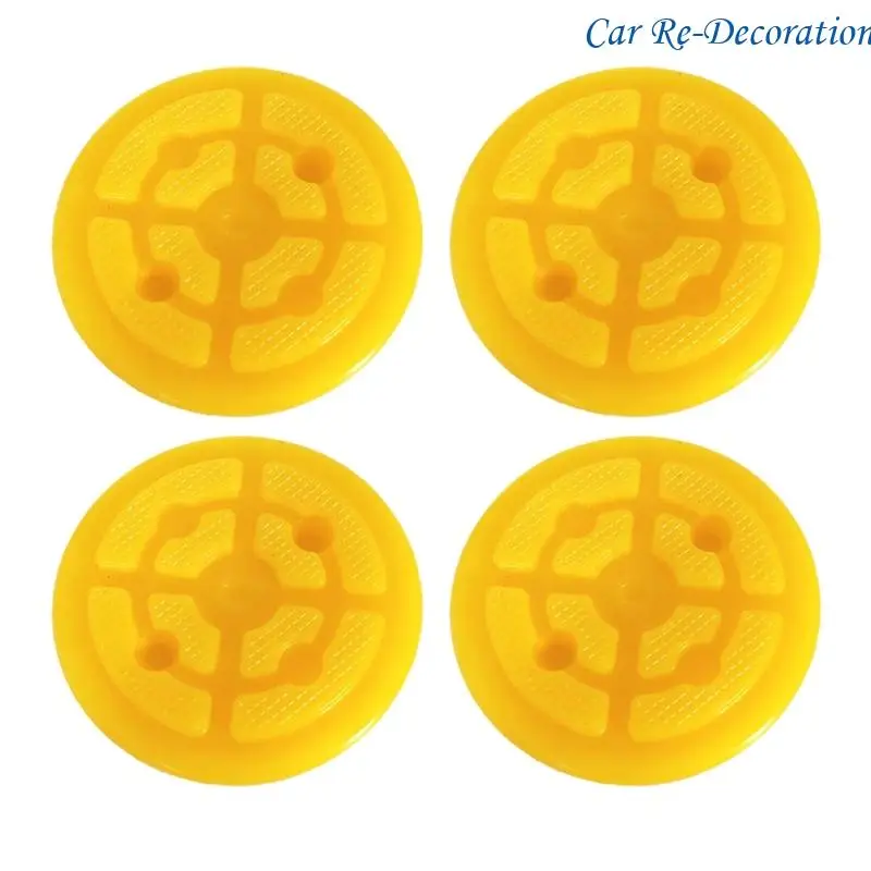 

R58D упаковка из 4 защитных ковриков резиновых подъемных платформ для двойных колонн подъемников круглые подъемники