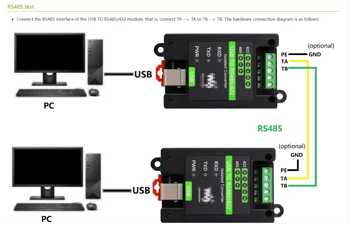USB zu RS485/422 Industrie-Isolation konverter ft232rnl und sp485een Chip-Schema, eine Vielzahl von Schutzsc haltungen – Detail 11