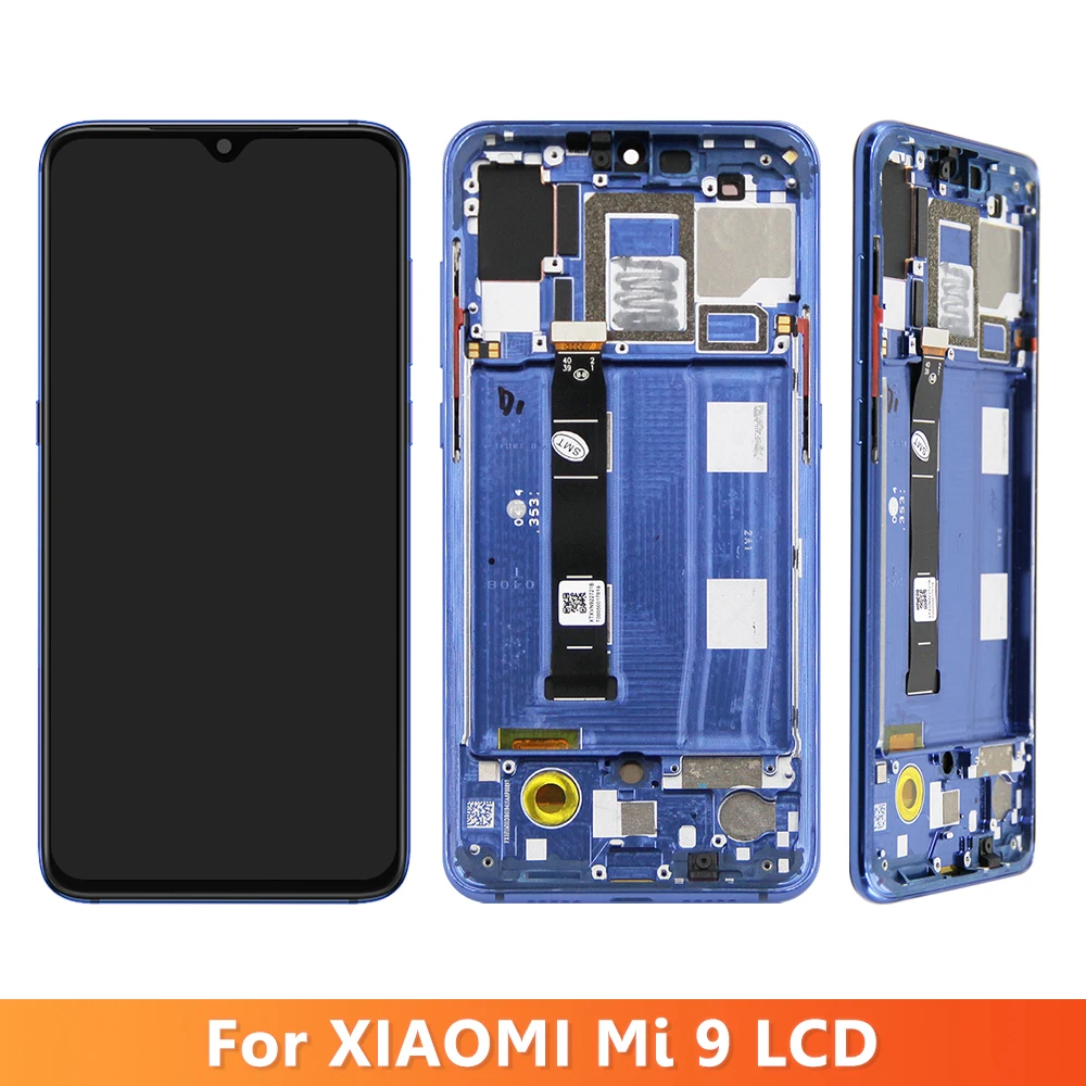 Montagem De Digitador De Tela Sensível Ao Toque, Display LCD, Substituição De Tela, Xiaomi Mi 9 Pro, Mi 9, M1902F1G