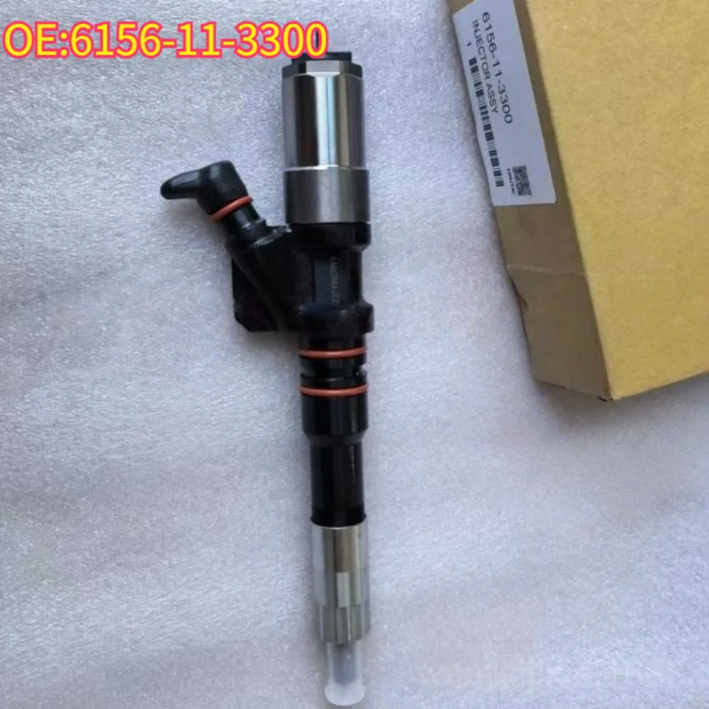 Original High quality New For 6156-11-3300 Common Rail Injector  for 1212 Komatsu PC400-7 Excavator