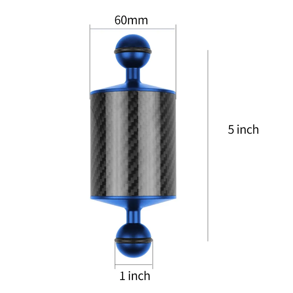 Float Buoyancy Aquatic Arm Dual 1" Ball Arm 5" 8" 10" 12" D60MM DSLR Cam Diving Tray Extend Light Bracket für Gopro OSMO Action – Detail 30