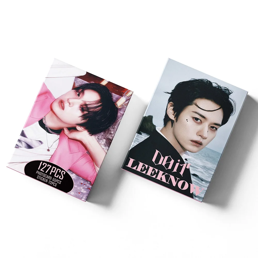 Nueva ola coreana 127 Straykids, nuevo álbum Lomo, tarjeta pequeña Lee Min ho SKZOO LEEKnow, pegatinas de tarjetas pequeñas, regalos para seguidores