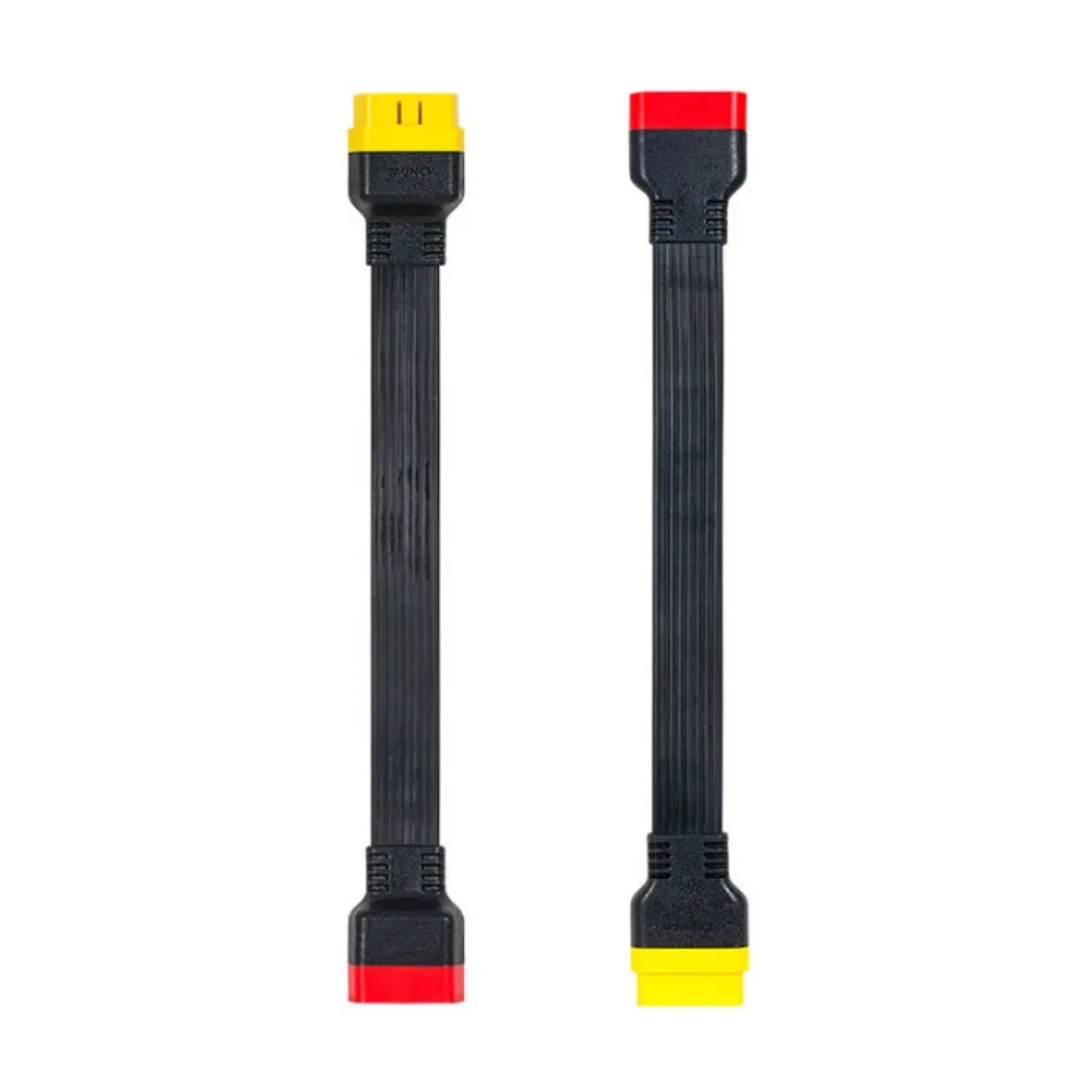 Female Connector OBD2 Extension Connector Black Pin Connector OBD II Extension Cable Extension Cable Diagnostic Extension Cable
