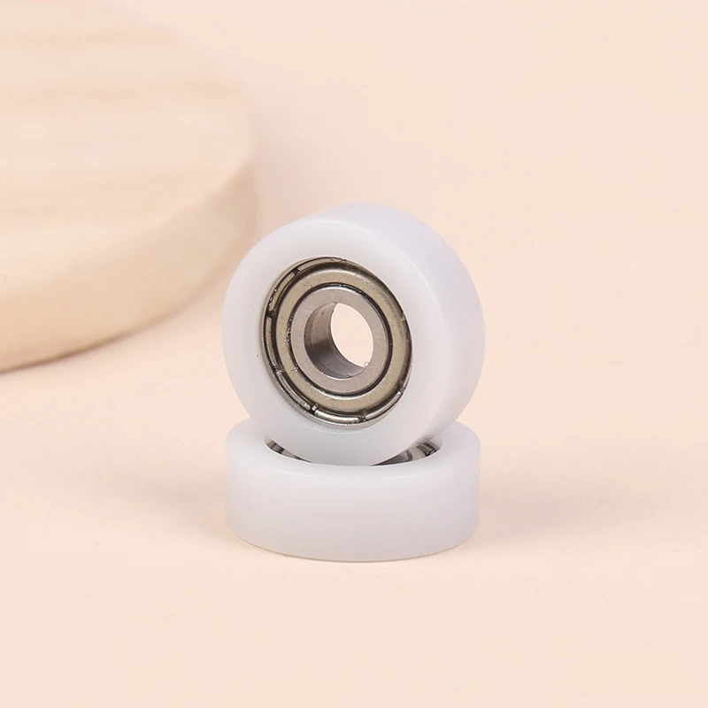 5*17*6mm Nylon Plastic Roller Guide Wheel 695zz Bearing Wheel POM Drawer Window Door Pulley Roller