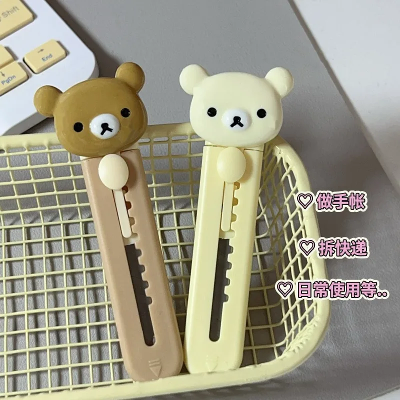 New Rilakkuma Art Knife High Color Value Cartoon Animation Modeling Art Special Paper Cutting Express Unpacking Handmade Knife