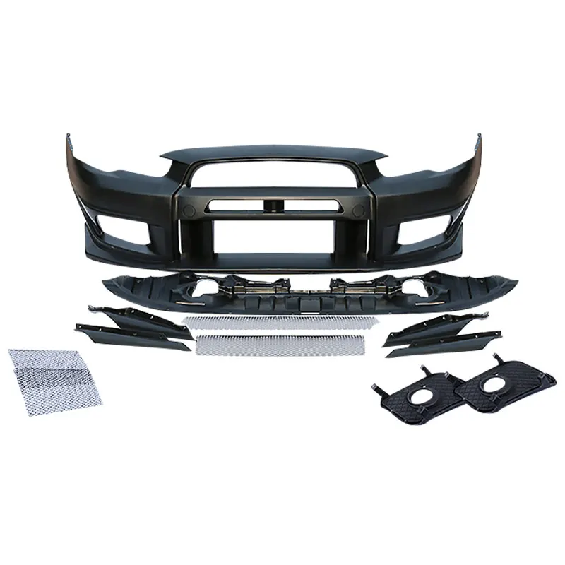 

FULI auto parts Car bumpers For Mitsubishi lancer 2009-2015 Upgrade To GTR Style body kit Front bumper assembly